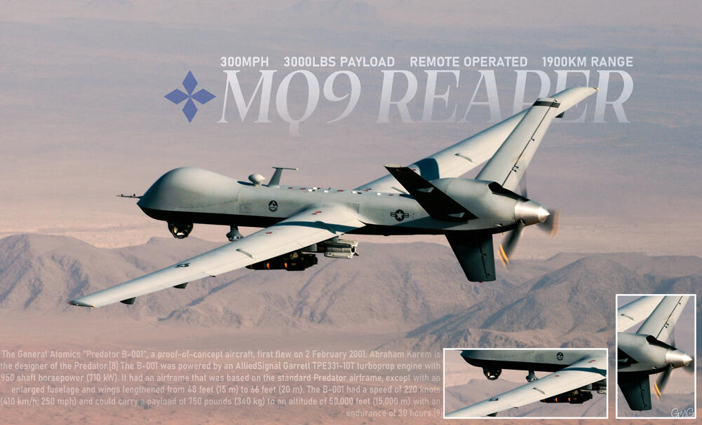 MQ9 REAPER DRONE
